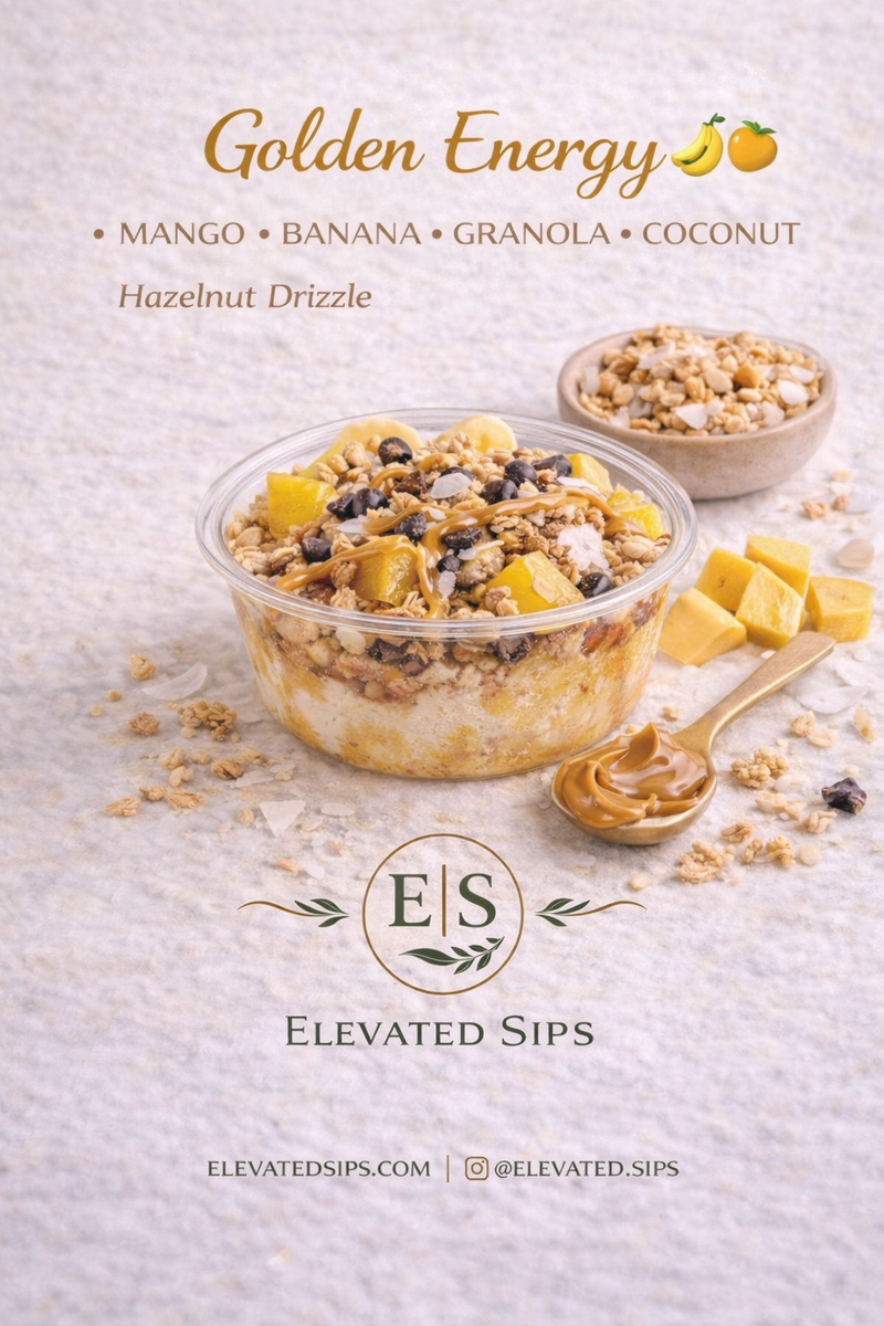Golden Energy Sorbet Bowl
